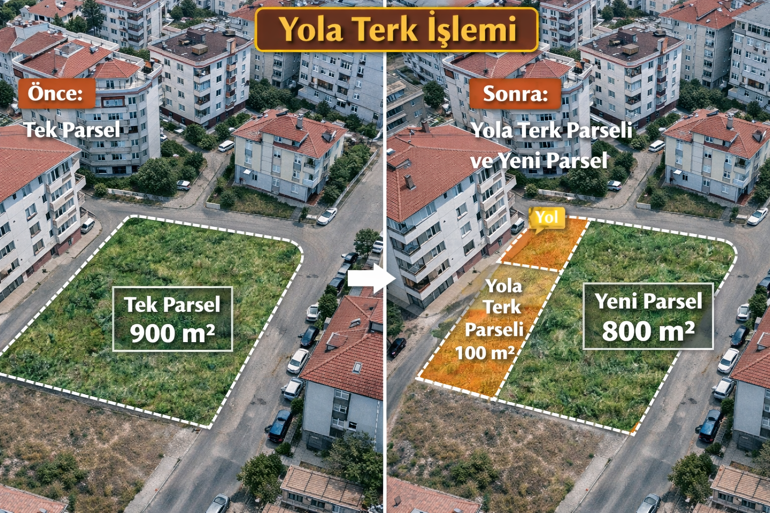 Yola Terk İşlemi